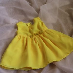 Carter's Newborn Yellow Flower Dress